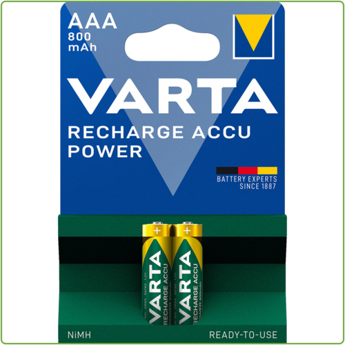  Varta AAA 800mAh Rechargeable blister 2 
