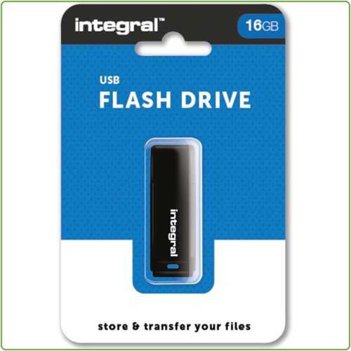  Integral 16GB Black USB3.0 Flash Drive 