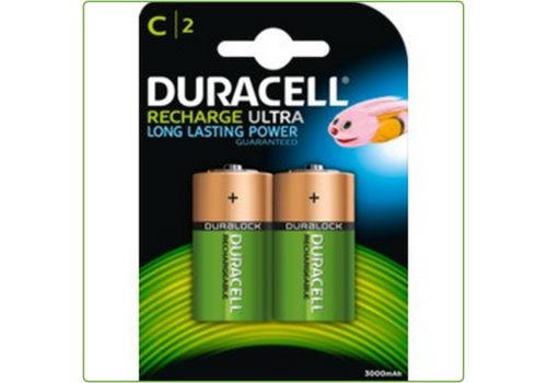  Duracell C 3000mAh NimH Rechargeable blister 2 
