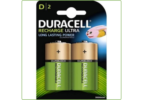  Duracell D 3000mAh NimH Rechargeable blister 2 