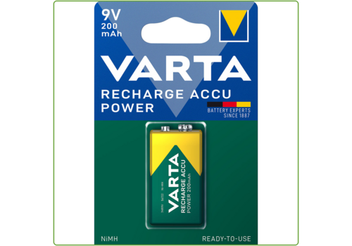  Varta 9V 200mAh Rechargeable blister 1 