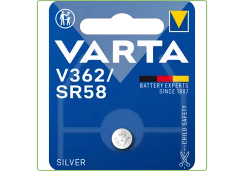  Varta 362 (SR58/721SW) Silver Oxide blister 1 