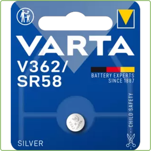  Varta 362 (SR58/721SW) Silver Oxide blister 1 