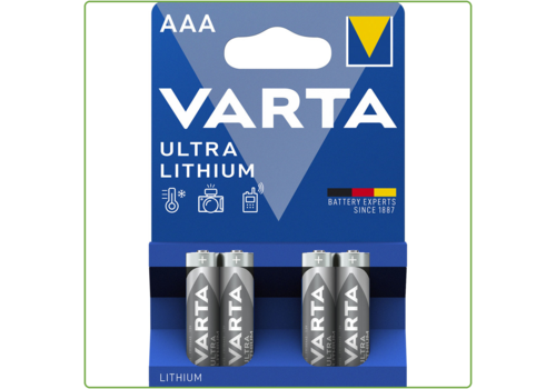  Varta AAA Lithium blister 4 