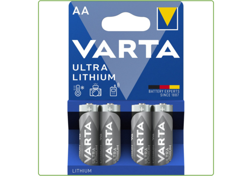  Varta AA Lithium blister 4 
