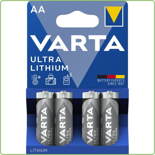  Varta 6106 AA Lithium blister 4 