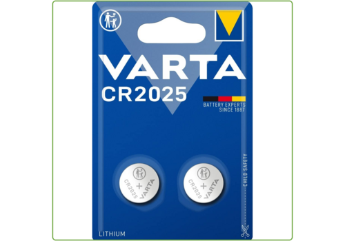  Varta 6025 CR2025 Lithium blister 2 