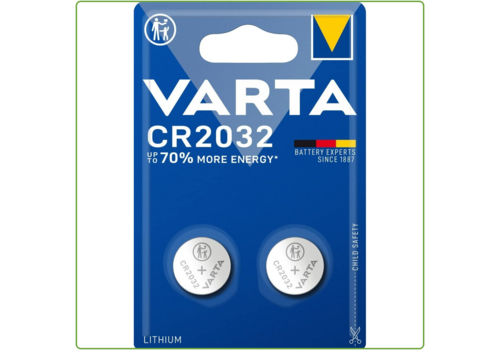  Varta 6032 CR2032 Lithium blister 2 