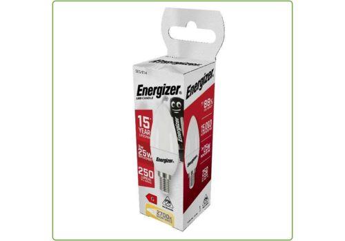  Energizer Kaars E14 3W(=25W) 2700K 250LM 