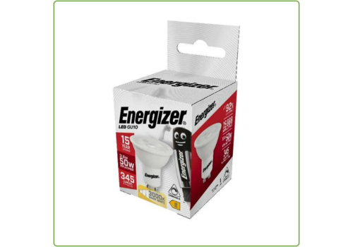  Energizer Spot GU10 3,6W(=50W) 3000K 345LM DIMBAAR 