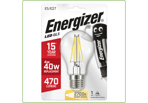  Energizer Normaal Filament E27 4W(=40W) 470LM 