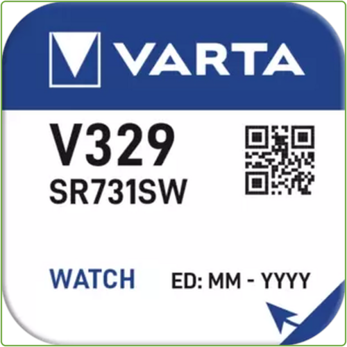  Varta 329 (731SW) Silver Oxide mini blister 1 