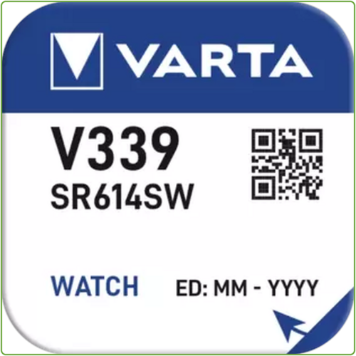  Varta 339 (614SW) Silver Oxide mini blister 1 