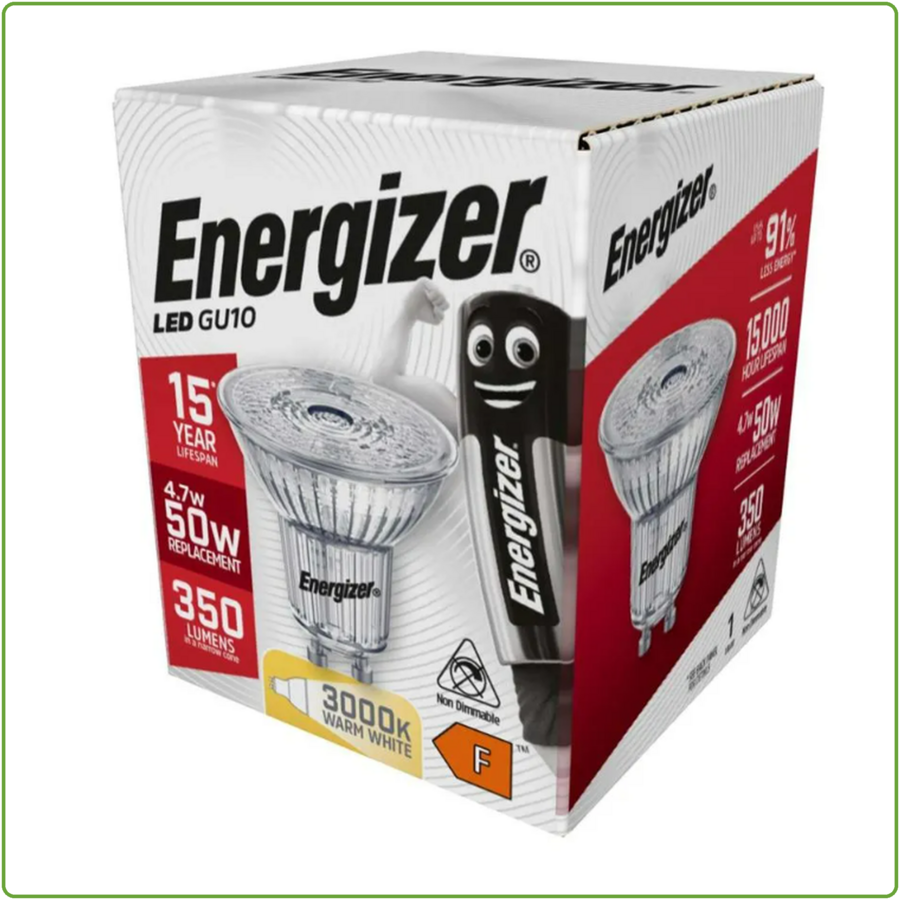 Spot Glas GU10 4,7W(=50W) 3000K 350LM-1