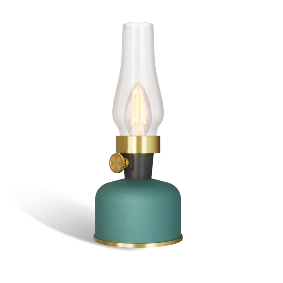 Lavinio Battery Rechargeable Tafellamp SMD 2.5W 200LM 1800K Dimbaar Groen-2