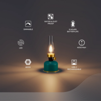 thumb-Lavinio Rechargeable Tafellamp Groen 200LM 1800K Dimbaar assorti-4