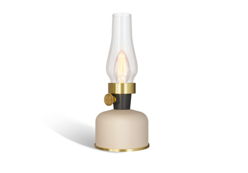  Calex Lavinio Battery Rechargeable Tafellamp SMD 2.5W 200LM 1800K Dimbaar Zand 