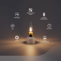 thumb-Lavinio Battery Rechargeable Tafellamp SMD 2.5W 200LM 1800K Dimbaar Zand-3