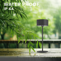 thumb-Serino Battery Rechargeable Tafellamp SMD 2W 90LM 2700K Dimbaar Zwart-6