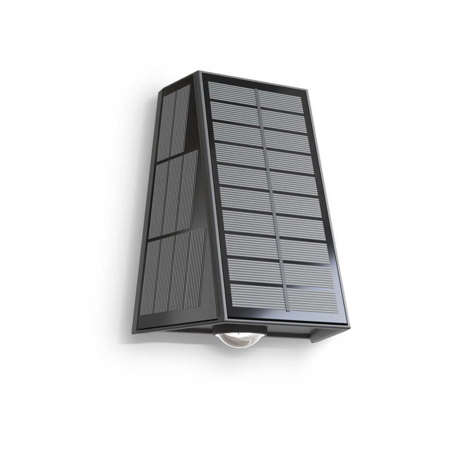 Matera Outdoor Rechargeable Solar Up en Downlight SMD 1.6W 85LM 2700K Zwart-1