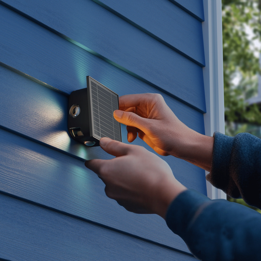 Altamura Outdoor Rechargeable Solar Wand lamp Vierkant SMD 0.6W 40LM 2700K Zwart-5