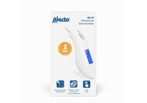  Alecto BC-27 Infrarood oorthermometer Wit 