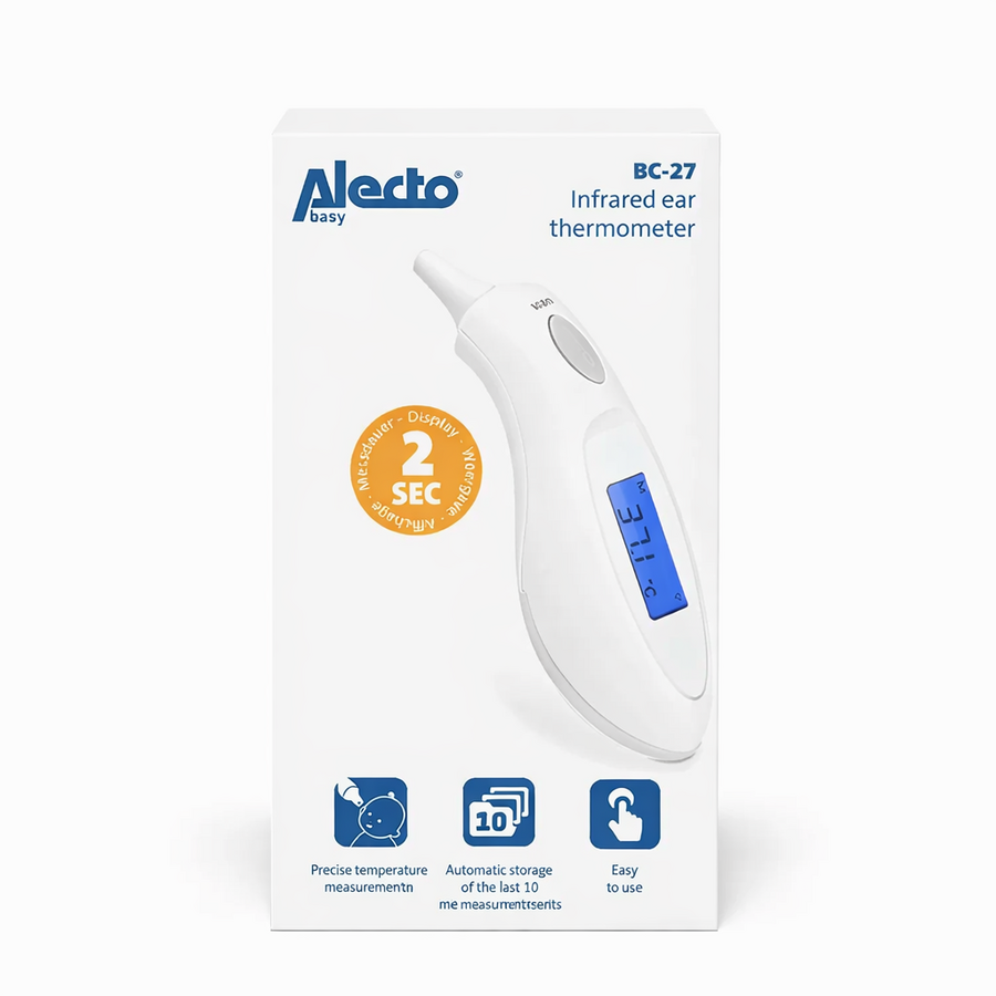 BC-27 Infrarood oorthermometer Wit-1