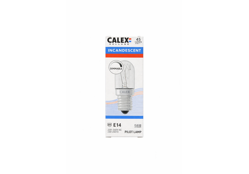  Calex Buislamp 220-240V 10W 45lm E14 helder 18x52mm 