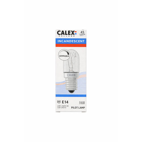  Calex Buislamp 220-240V 10W 45lm E14 helder 18x52mm 