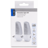 Orientatielamp LED 1W Schemerschakelaar Wit (2 stuks)
