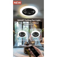 thumb-Plafondventilator Ø49CM RGB+CCT 2700-6500K - Incl. Afstandsbediening-5