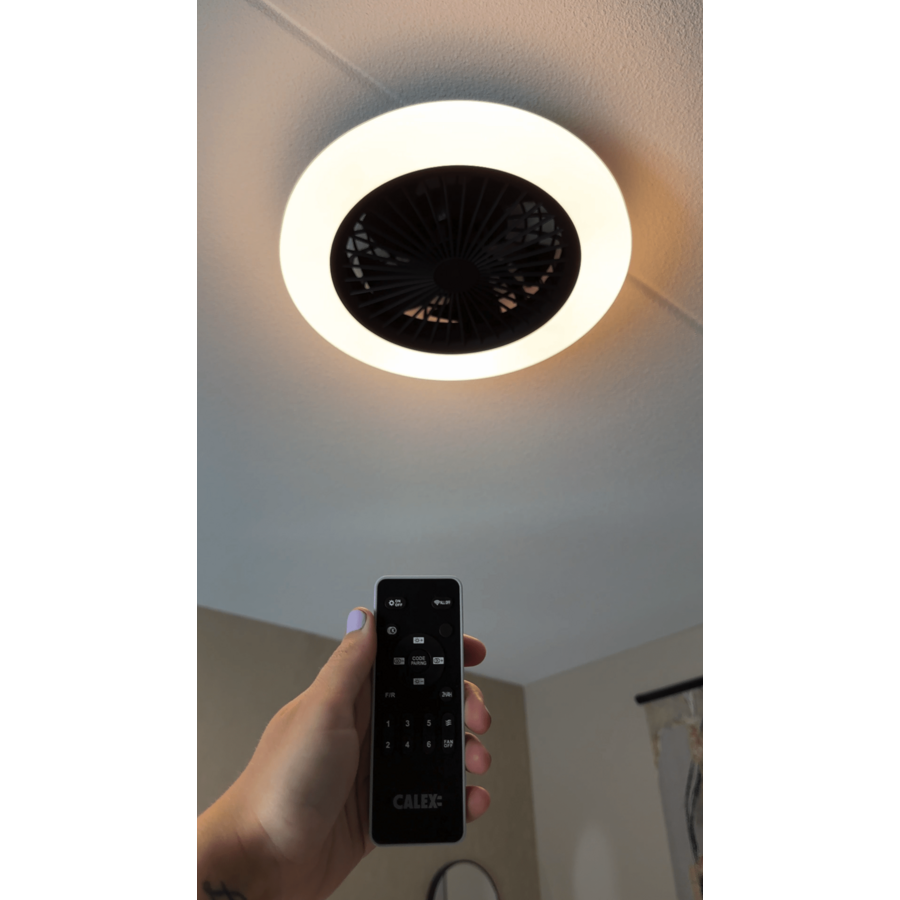 Plafondventilator Ø39CM RGB+CCT 2700-6500K - Incl. Afstandsbediening-8