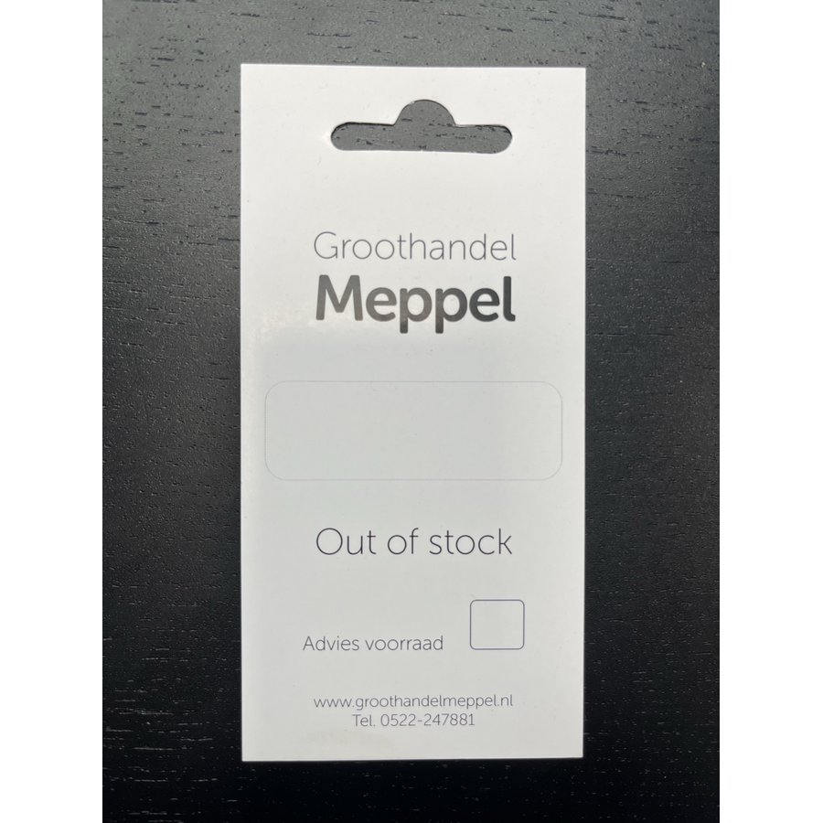 Out of stock kaart-2