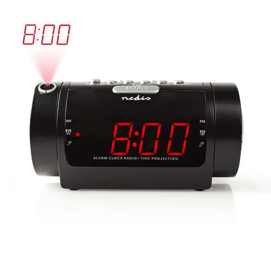 Wekkerradio LED - Tijdprojectie - AM / FM-2