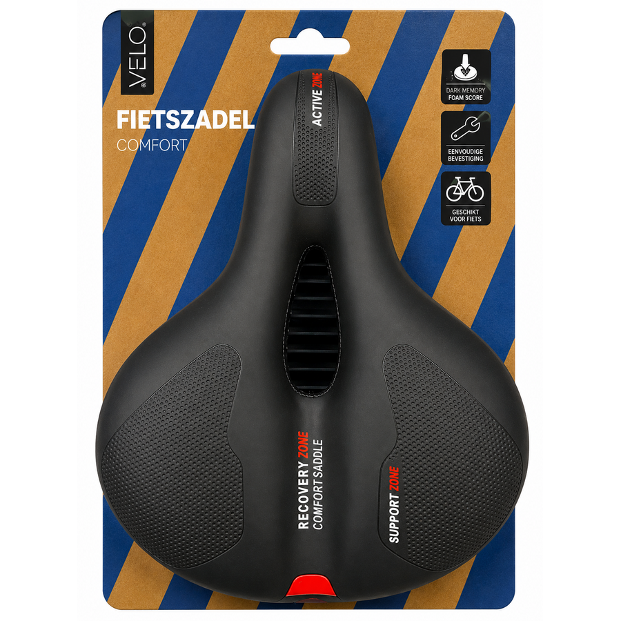 Velo Fietszadel Comfort-1