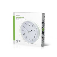 thumb-Wandklok 30cm Kunststof Stille beweging Wit-7