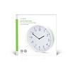 Nedis Wandklok 30cm Kunststof Stille beweging Wit
