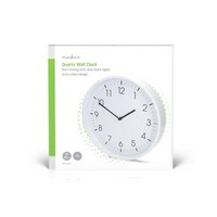thumb-Wandklok 30cm Kunststof Stille beweging Wit-1