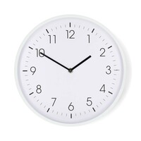 thumb-Wandklok 30cm Kunststof Stille beweging Wit-2
