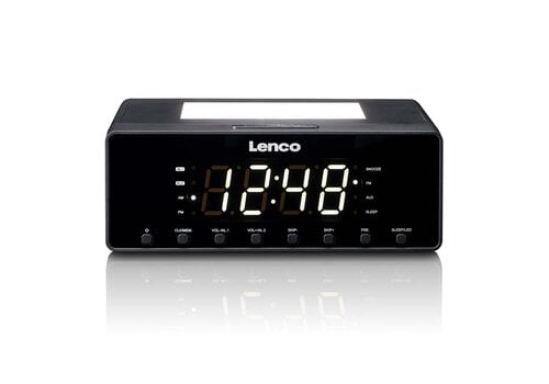  Lenco Wekkerradio met nachtlampje 