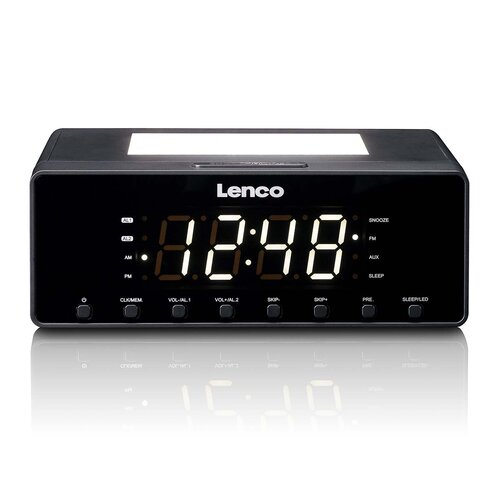  Lenco Wekkerradio met nachtlampje 