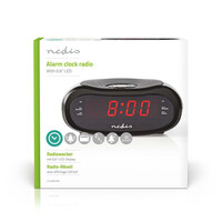 thumb-Wekkerradio LED AM/FM Snoozefunctie Slaaptimer Zwart-1