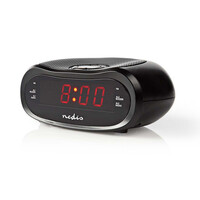 thumb-Wekkerradio LED AM/FM Snoozefunctie Slaaptimer Zwart-3