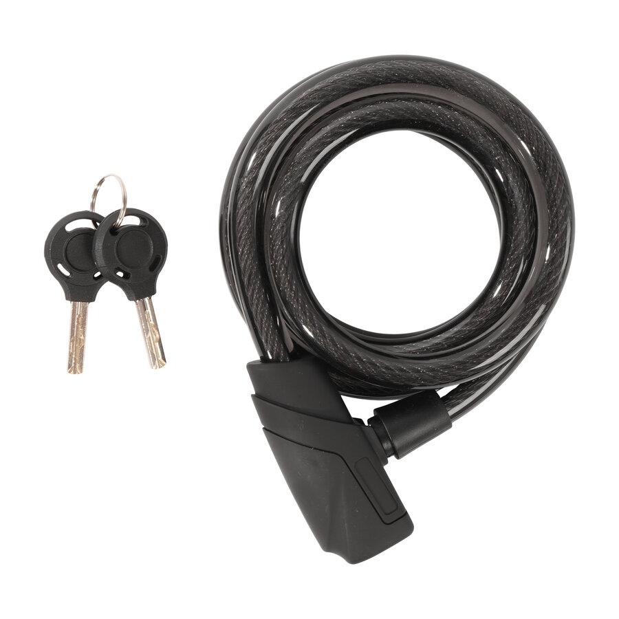 Spiraalslot 12mm 150CM Zwart-2