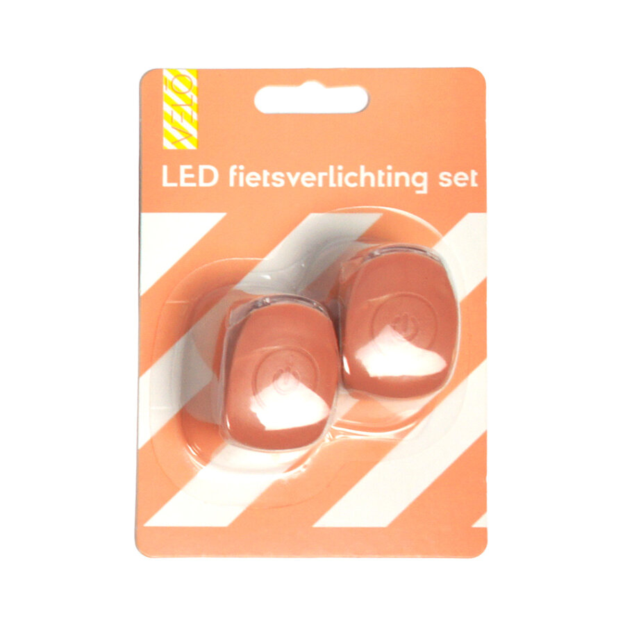Siliconen Fietslampjes Roze-1