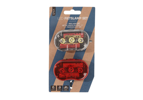  VELO Led Clip Fietsverlichting Set 