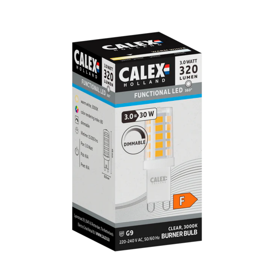 G9 Helder SMD 3W 320LM 3000K 220-240V Dimbaar-1