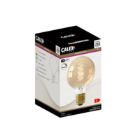 thumb-Globe G80 Gold Flex Filament 220-240V 3,8W 250lm 2100K E27 dimbaar via LED dimmer-1