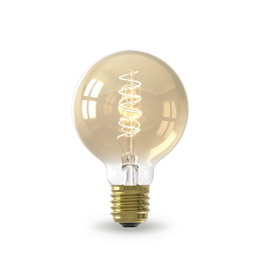 Globe G80 Gold Flex Filament 220-240V 3,8W 250lm 2100K E27 dimbaar via LED dimmer-2