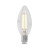 thumb-Kaars B35 Helder Straight filament 220-240V 4.5W 470lm 2700K E27 Dimbaar met LED dimmer-2